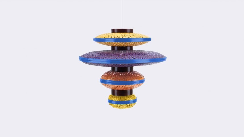 Parallel Bamboo Chandelier by Mingyu