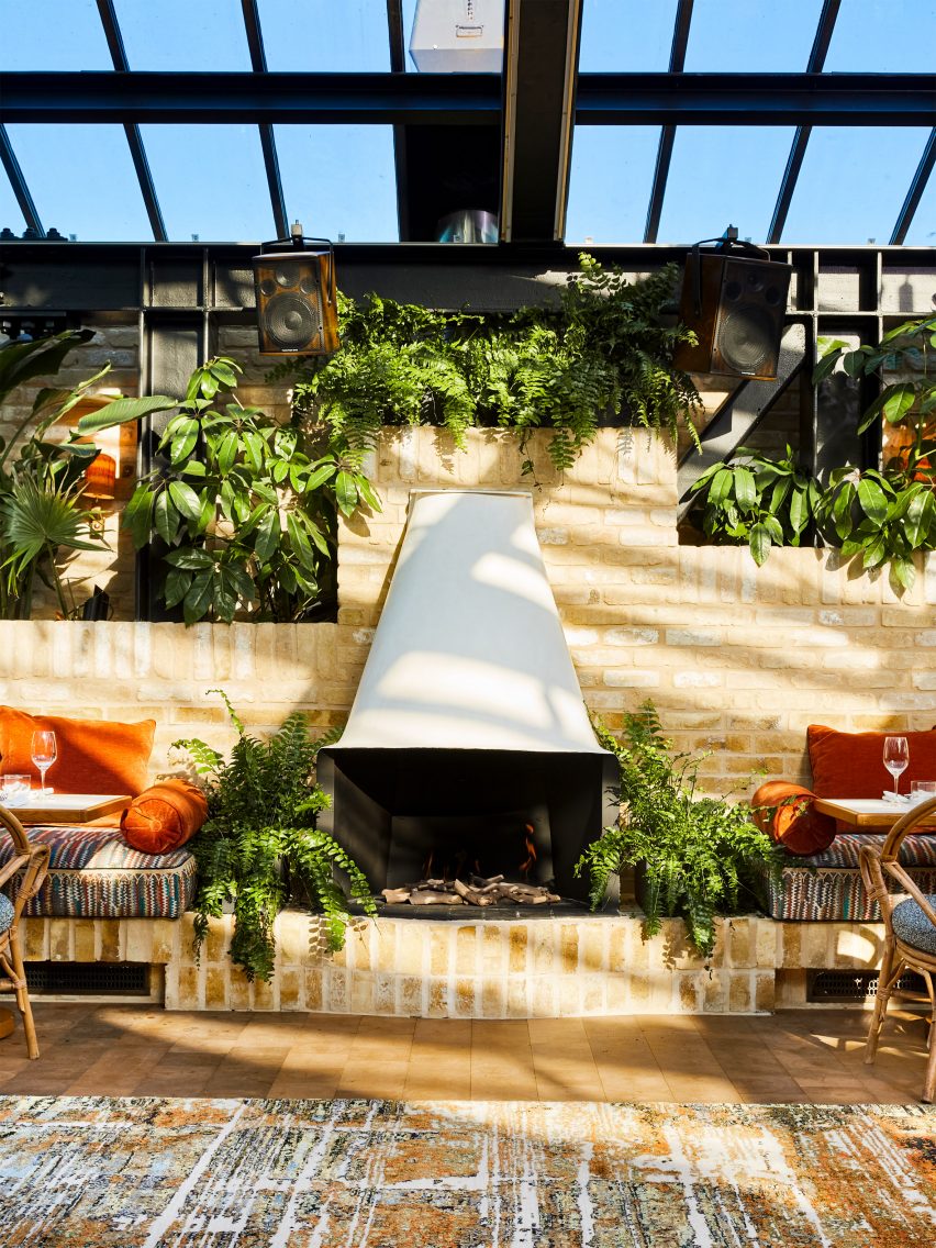 Rooftop restaurant